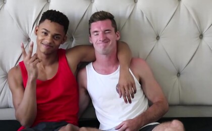 Chad Blue Fucked For The First Time On Camera By Ian Borne